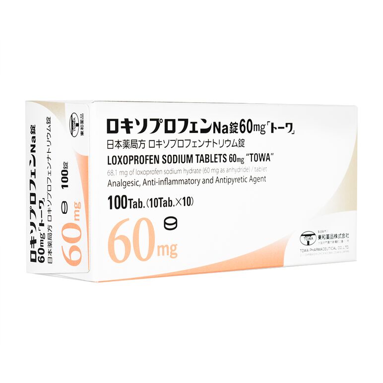 ロキソプロフェンNa錠60mg100錠 1箱:個人輸入代行Yokohama Media