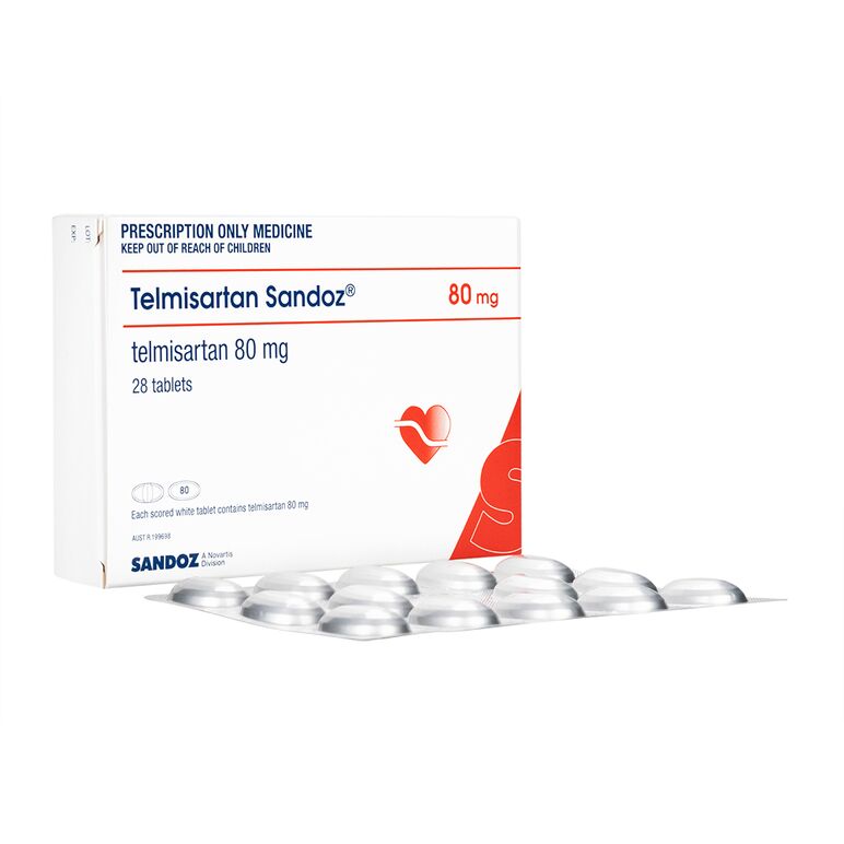 テルミサルタン80mg(Sandoz)28錠 1箱:個人輸入代行Yokohama Media