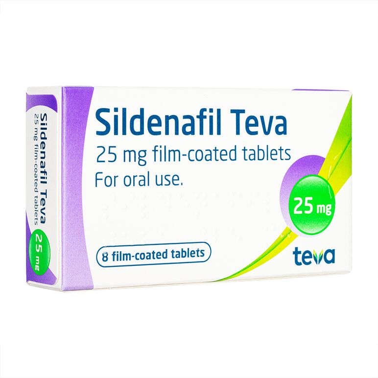 (TEVA)シルデナフィル25mg8錠 1箱:個人輸入代行Yokohama Media