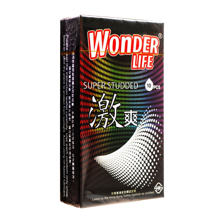 (WonderLife)スーパースタディッドコンドーム10個 1箱:個人輸入代行Yokohama Media