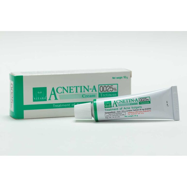 アクネチンＡ(トレチノイン)0.025% ACNETIN-A Tretinoin 0.025% 10g タイ発送:個人輸入代行Yokohama Media