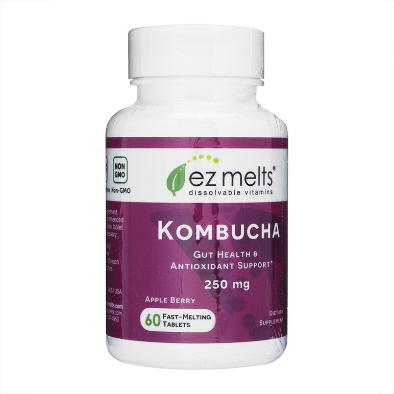 コンブチャ250mg60錠・アップルベリー味(EzMelts) 1本:個人輸入代行Yokohama Media