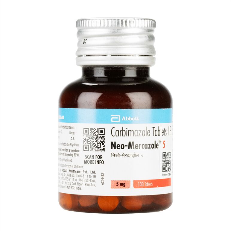 ネオメルカゾール5mg130錠 1本:個人輸入代行Yokohama Media
