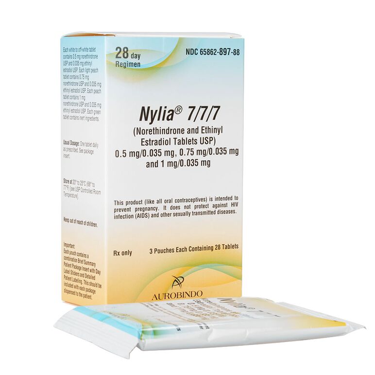 ニリア7/7/7[ノルエチステロン+エチニルエストラジオール]28錠3袋 1箱:個人輸入代行Yokohama Media