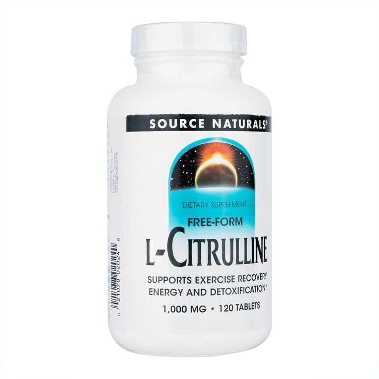 L-シトルリン1000mg120錠(SourceNaturals) 1本:個人輸入代行Yokohama Media