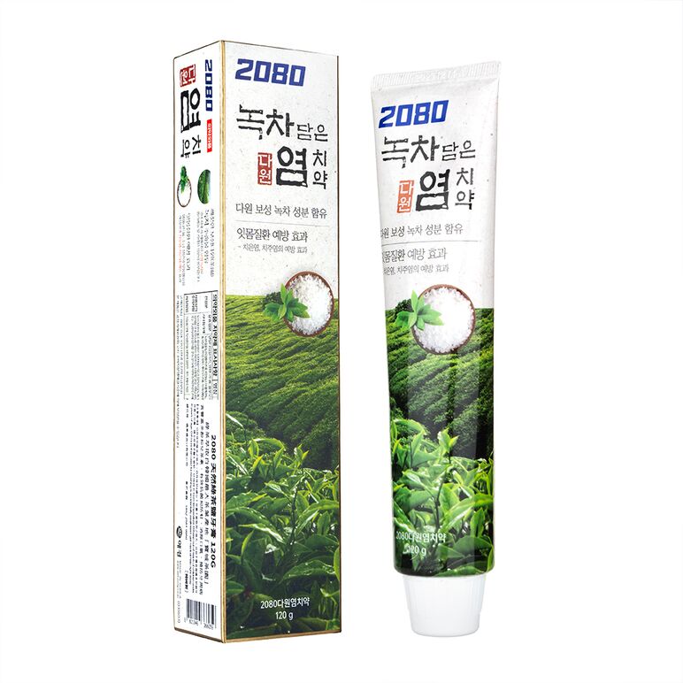2080歯みがき(GreenTeaSalt)120g 1本:個人輸入代行Yokohama Media