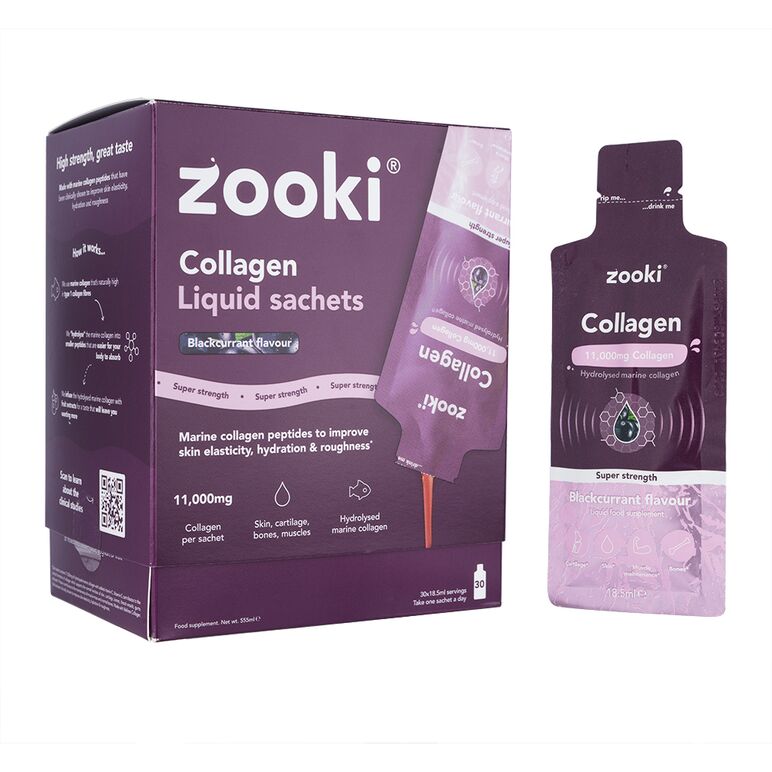 コラーゲンズーキ11000mg18.5ml30袋・ブラックカラント味(Zooki)[ヤマト便] 1箱:個人輸入代行Yokohama Media