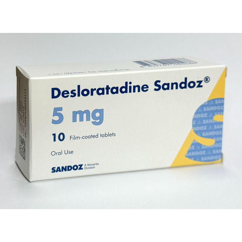 デスロラタジンDesloratadine Sandoz 5mg 10錠入り1箱:個人輸入代行Yokohama Media