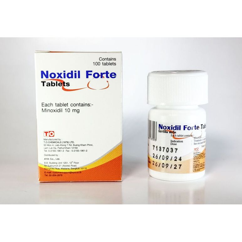 ノキシジル10mg100錠（Noxidil Forte 10mg）:個人輸入代行Yokohama Media