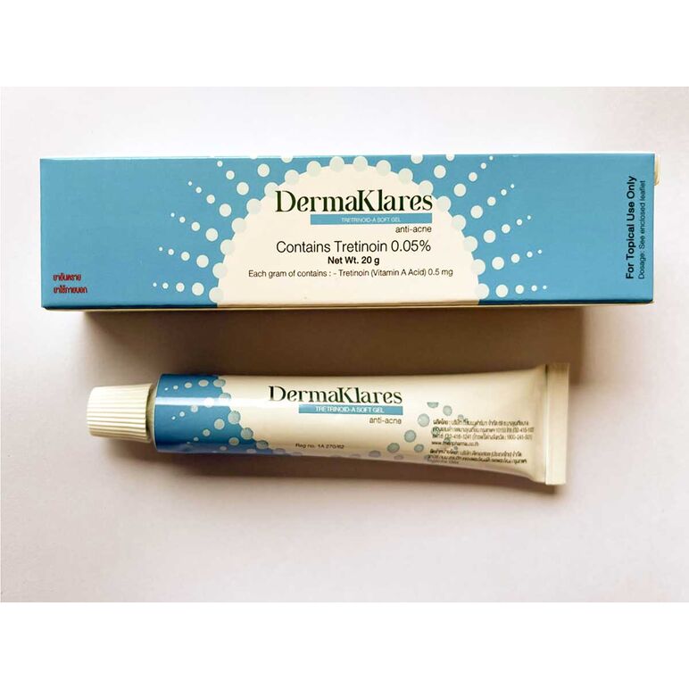 ダーマクラレス Dermaklares (トレチノイン Tretinoin 0.05%) GEL 20g:個人輸入代行Yokohama Media