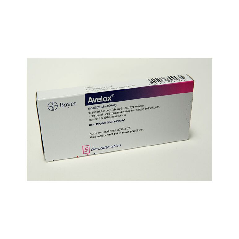 アベロックスAVELOX (moxfloxacin 400mg) ５錠入り１シート:個人輸入代行Yokohama Media