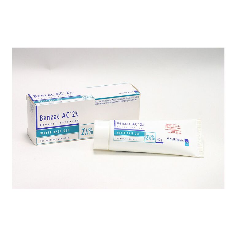 ベンザックジェルBENZAC AC 2.5（Benzoyl Peroxide 2.5%）60g:個人輸入代行Yokohama Media