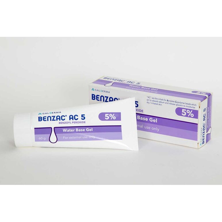 ベンザックジェルBENZAC AC 5　(Benzoyl Peroxide 5%) 60g:個人輸入代行Yokohama Media