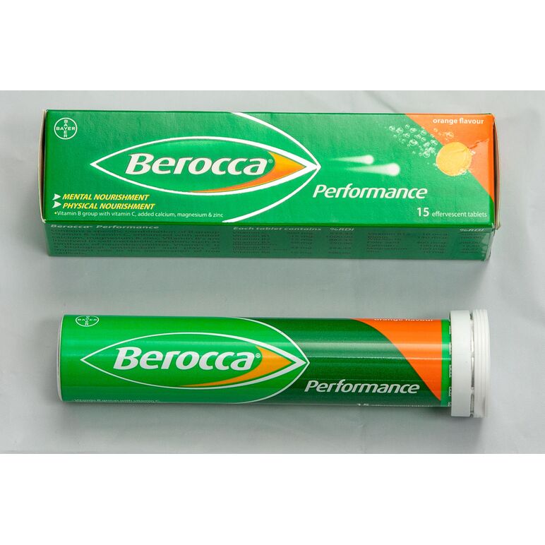 ベロッカ Berocca 発泡錠 オレンジフレーバーorange flavor 15錠:個人輸入代行Yokohama Media