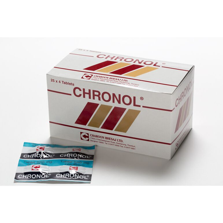 クロノルCHRONOL(Disulfiram 500mg)4錠×25シート:個人輸入代行Yokohama Media