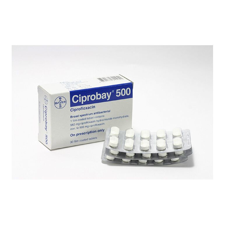 CIPROBAY 500mg 10錠1シート:個人輸入代行Yokohama Media