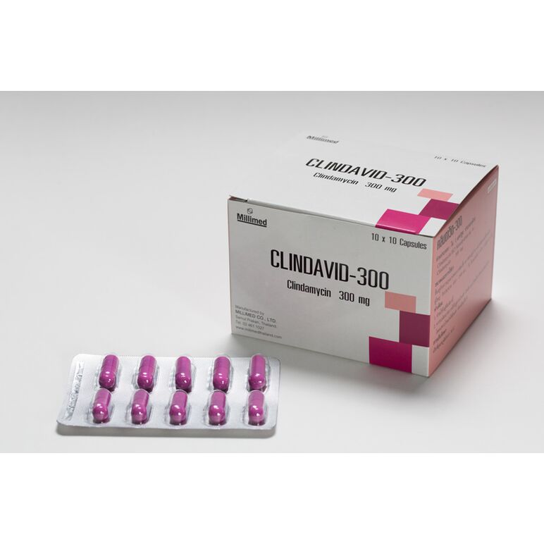 クリンダビッド300 CLINDAVID-300 (Clindamycin 300mg) 10カプセル×10シート:個人輸入代行Yokohama Media
