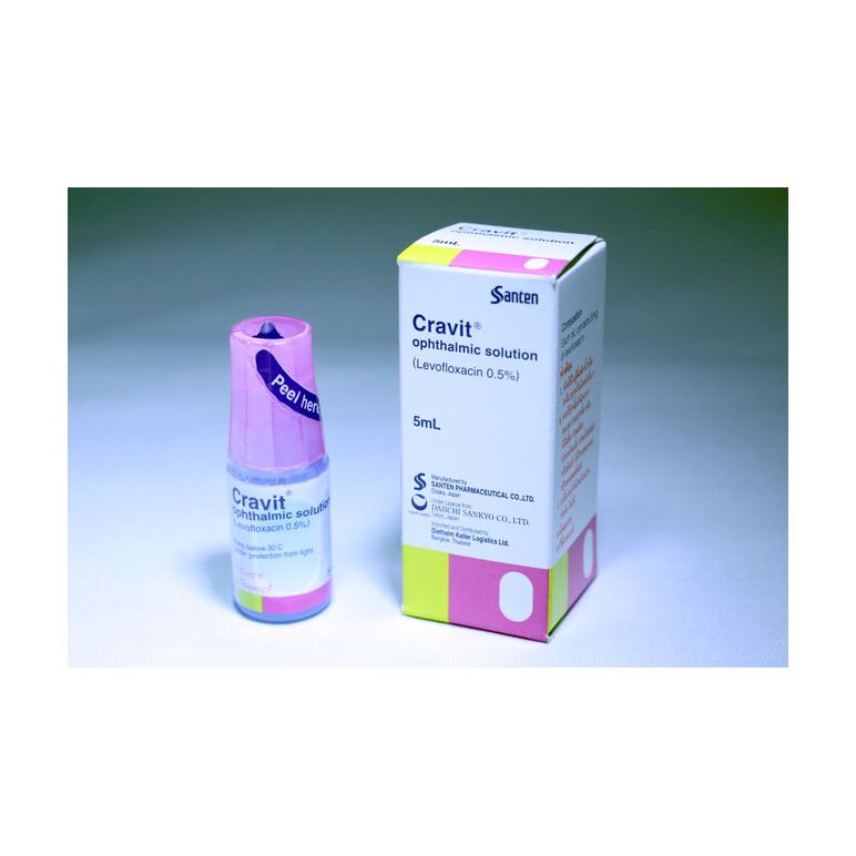 クラビット点眼液0.5% Cravit Opthalmic solution 5ml:個人輸入代行Yokohama Media