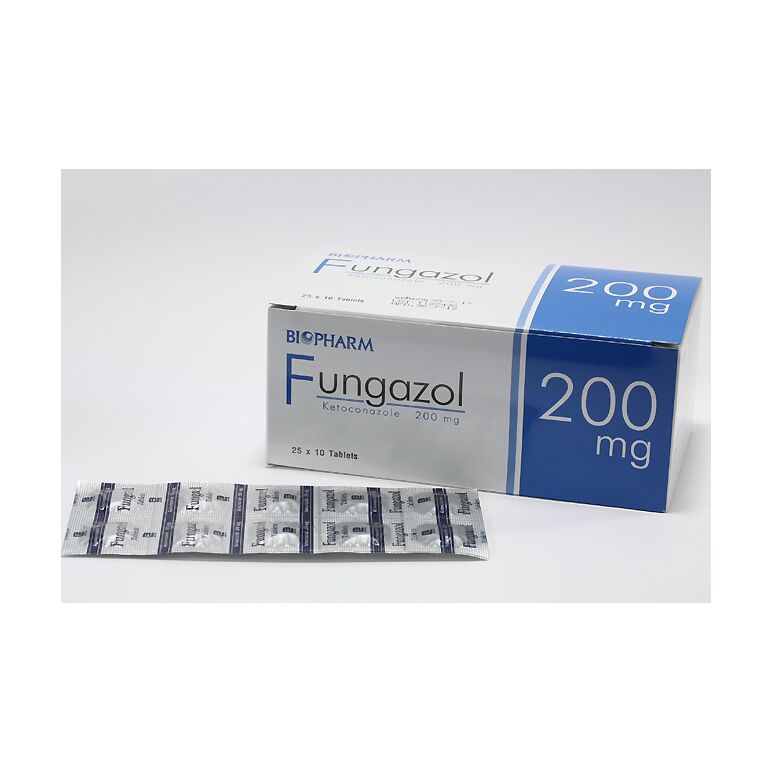 FUNGAZOL (Ketoconazole 200mg) 10錠×25シート×2箱:個人輸入代行Yokohama Media