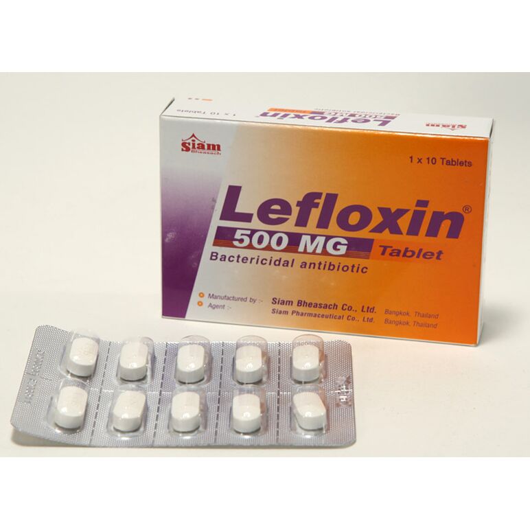 Lefloxin 500mg 10錠×1シート:個人輸入代行Yokohama Media