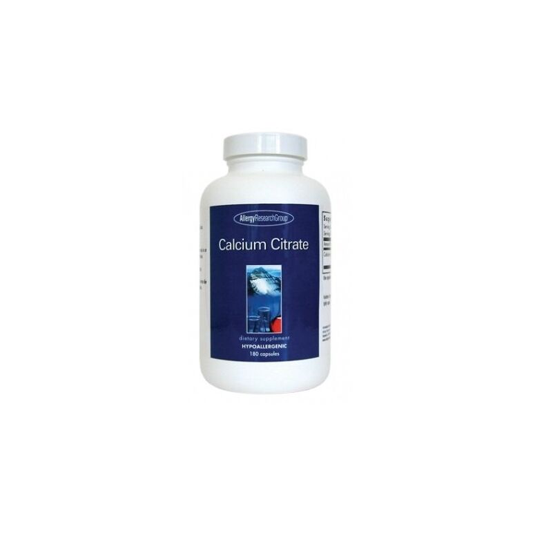 アレルギーリサーチグループ Allergy Research Group カルシウム 180カプセル(Calcium Citrate 180 Vegetarian Caps):個人輸入代行Yokohama Media