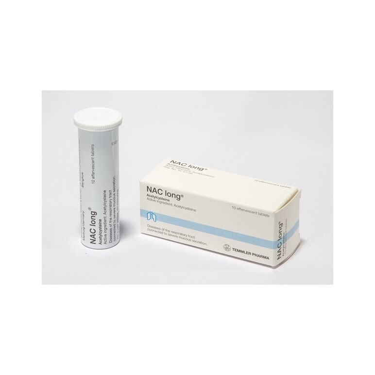 ナックロングNAClong(Acetylcysteine600mg)発泡錠10錠×2箱:個人輸入代行Yokohama Media