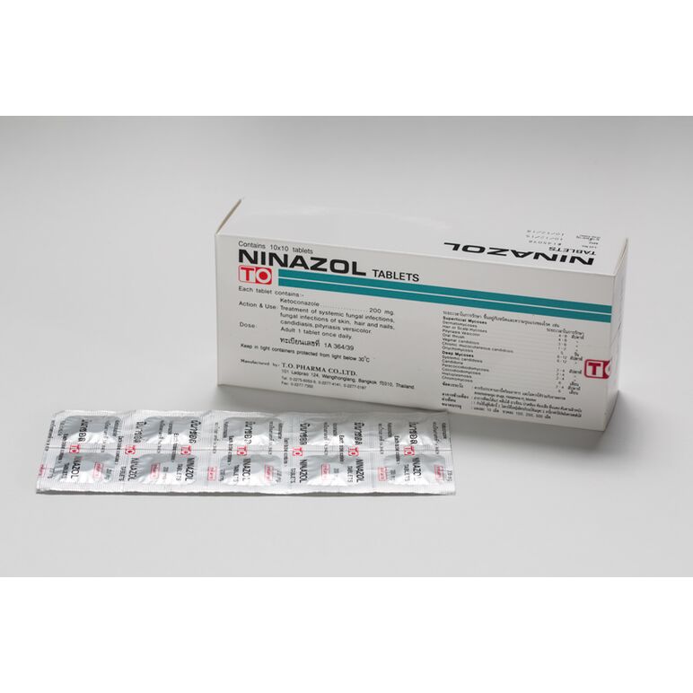 ニナゾールNINAZOL TABLETS (Ketoconazole 200mg) 10錠×10シート:個人輸入代行Yokohama Media