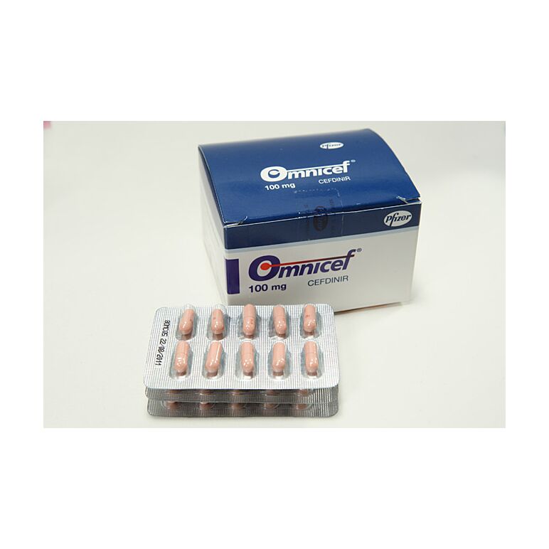 オムニセフ (セフジニル 100mg) OMNICEF (CEFDINIR 100mg) 100カプセル入り:個人輸入代行Yokohama Media