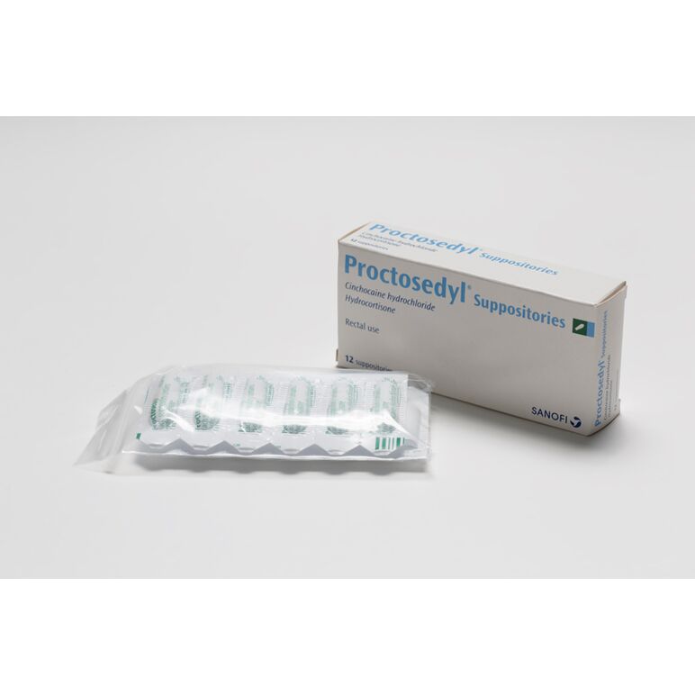 プロクトセディル坐薬 Proctosedyl Suppositories 12錠入り:個人輸入代行Yokohama Media