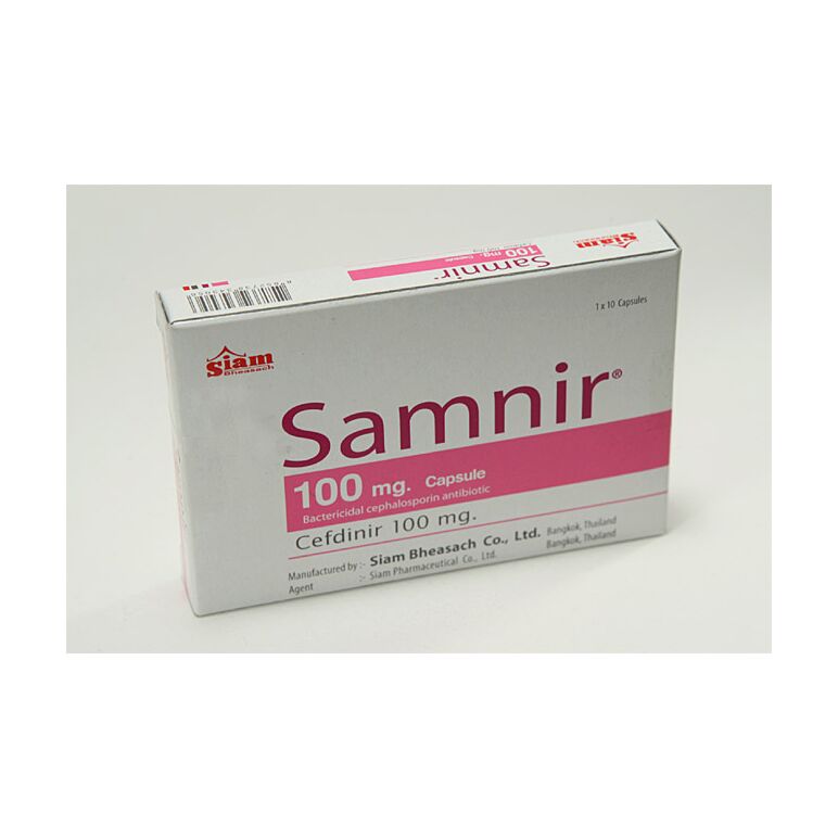 サムニル (セフジニル 100mg) SAMNIR (CEFDINIR 100mg) 10カプセル入り:個人輸入代行Yokohama Media