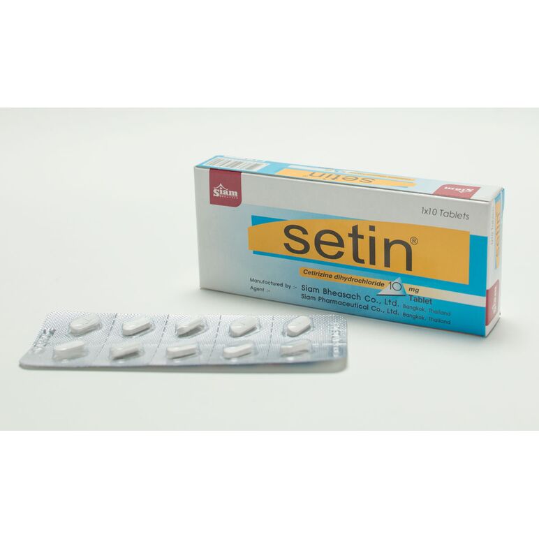 セチンSETIN(セチリジン10mg)10錠×:個人輸入代行Yokohama Media