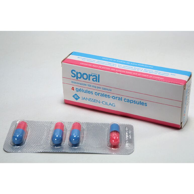 SPORAL (itraconazole 100mg )４カプセル:個人輸入代行Yokohama Media