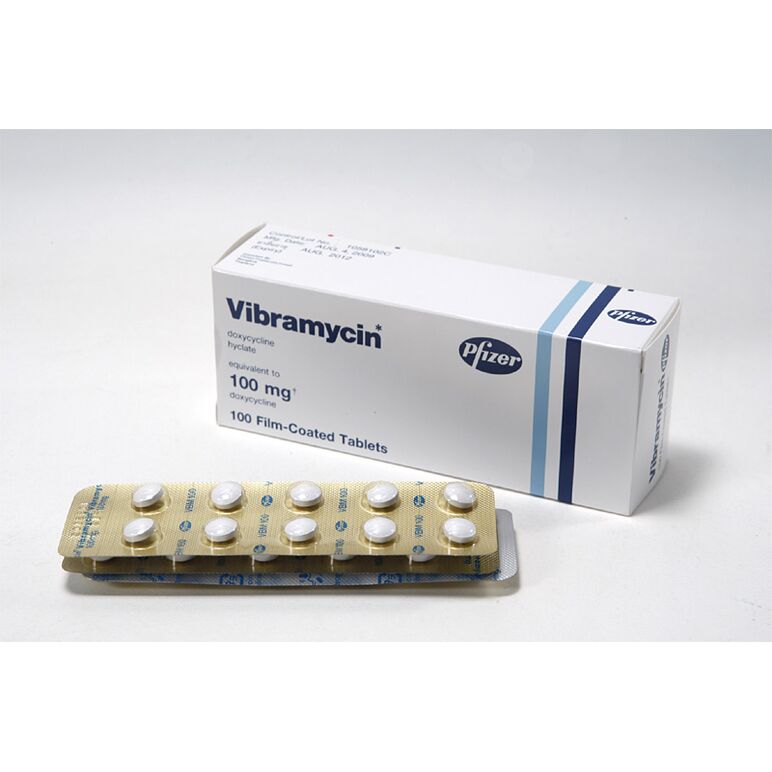 VIBRAMYCIN 100mg10錠入り１シート:個人輸入代行Yokohama Media