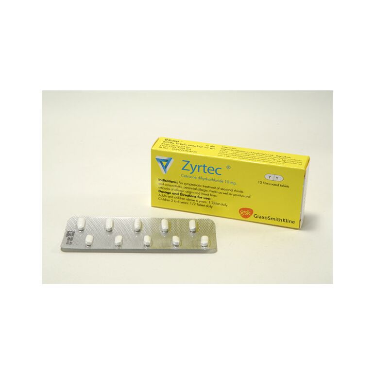 ZYRTEC 10錠入り1シート×:個人輸入代行Yokohama Media